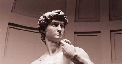 David, a masterpiece of Renaissance sculpture, created by the Italian artist Michelangelo. Photo by WSA
