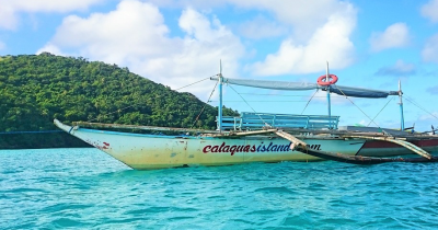 Boat near Calaguas Islands, Philippines