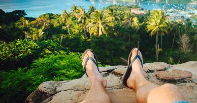 flip flops and the Phi Phi Islands, Thailand