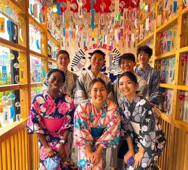 Zentern interns in Japan