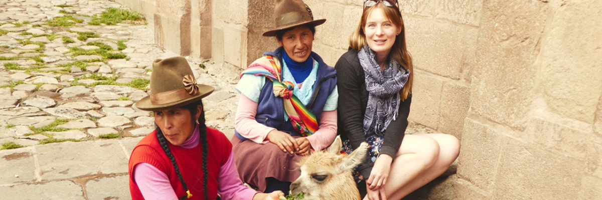 Hanging out with the locals in Cusco, Peru