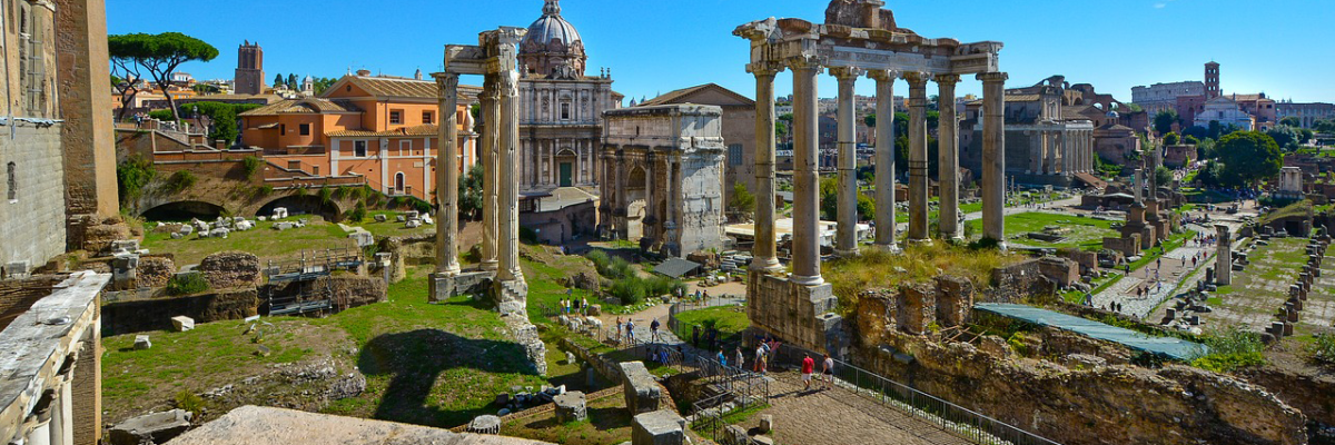 Ruins in Rome, Italy