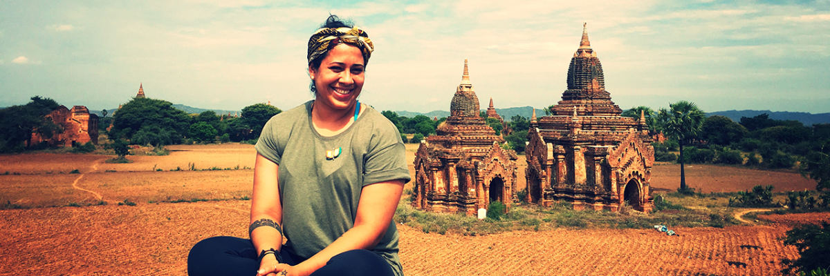 American study abroad student in Myanmar