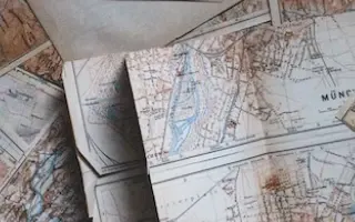 maps on the table