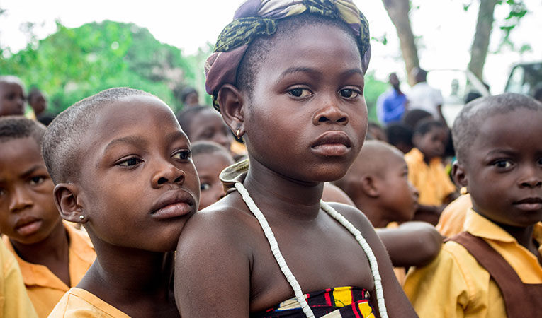Multiple children in Ghana