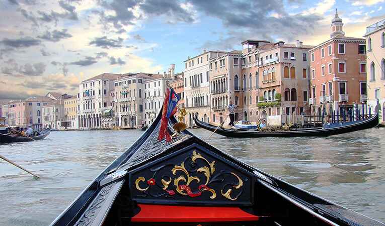 gondola in the Venice canals