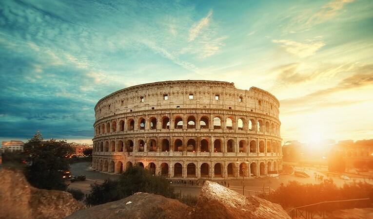 Colosseum in the afternoon light