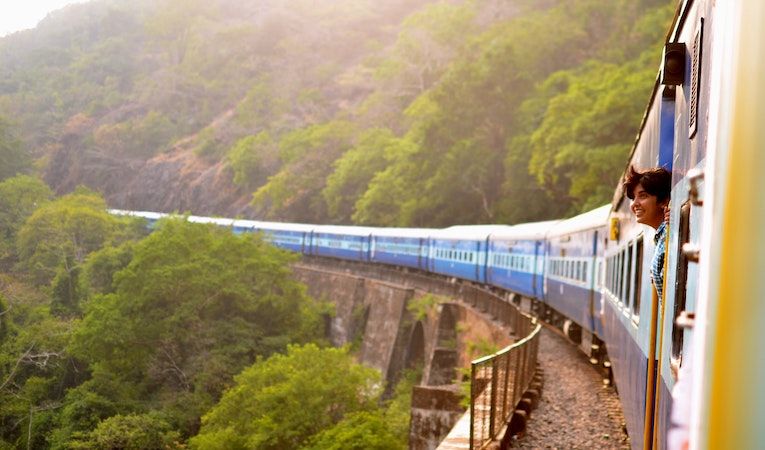 train in goa, india