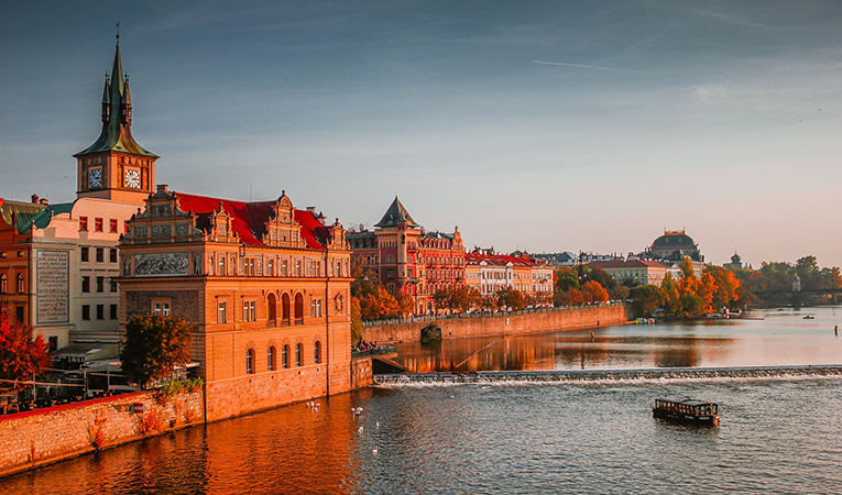 Best overseas jobs for americans in czech republic. Charles bridge at sunset, Prague.