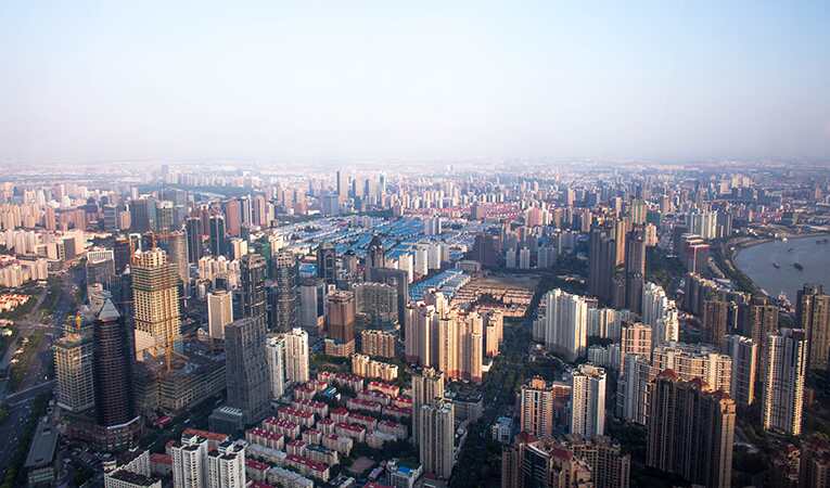 View of Shanghai, China