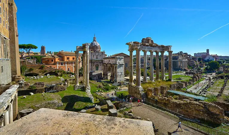 Ruins in Rome, Italy
