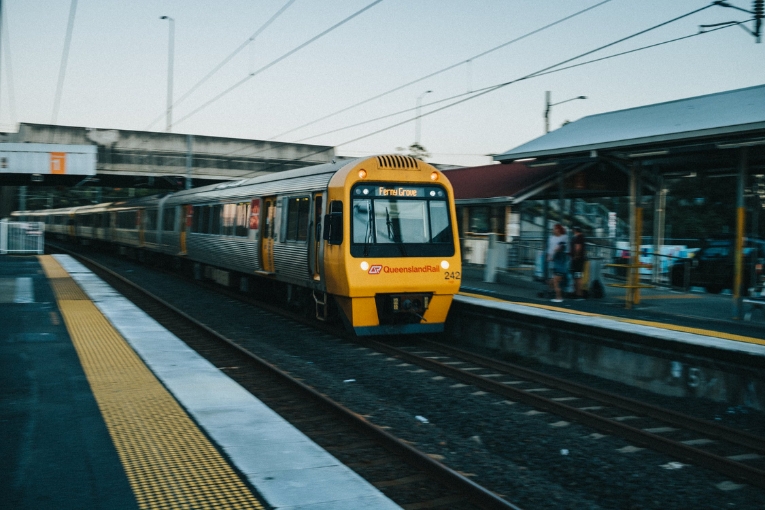 the “Queensland Rail” train